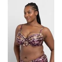 Dorina Bügel-Bikini-Top Amnesia, Batikmuster