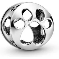 Pandora Kettenanhänger Pandora Offen gearbeiteter Hundepfotenabdruck Charm 798869C00 Anhänger