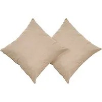 OTTO home Dekokissen Raja, einfarbig, Kissenhüllen ohne Füllung, 40 x 40 cm, 2er-Set, Mikrofaser