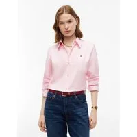 Tommy Hilfiger Hemdbluse SUMMER POPLIN REGULAR SHIRT Baumwolle, regular fit, auch in großen Größen