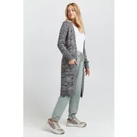 OXMO Strickjacke OXPhiletta Strickjacke lang geschnitten
