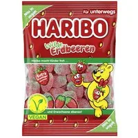 HARIBO Süßigkeit, Haribo Wilde Erdbeeren Sauer Fruchtgummi Packung 100g