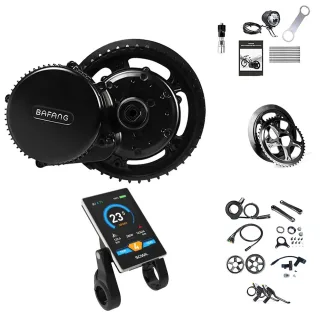 [EU DIRECT] BAFANG BBS02B 36V 500W Mid-Motor Conversion Kit Electric Bike Kits with VD61 Display Screen 36/42/44/52T Cha