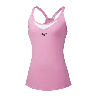 Mizuno Drylite Womens Pink/Weiß -Tanktoper