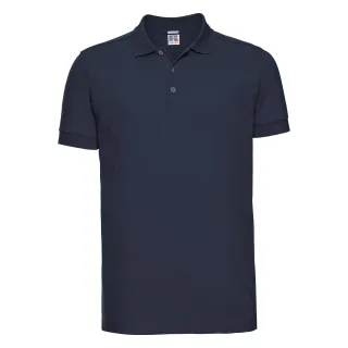 Russell Herren Stretch Polo-Shirt, Kurzarm (Marineblau)