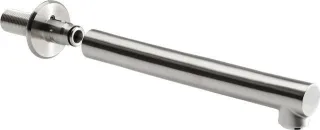 KWC Aquarotter Wandauslauf, Edelstahl, abnehmbar, Hw.-Mont., Ausladung 200 mm, 90 Gr, 2030039046 2030039046