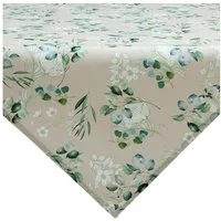 REDBEST Mitteldecke Mitteldecke, Baumwolle Blumen/Motiv: Eukalyptus/Blatt
