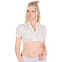 MarJo Dirndlbluse Dirndlbluse - HAUNSHEIM - offweiß