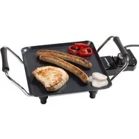 bestron Tischgrill ABP600, 1000 W, 21 cm, Antihaft & Temperaturregelung