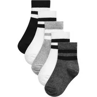 Next Kurzsocken Gerippte Socken mit hohem Baumwollanteil, 5er-Pack (5-Paar)