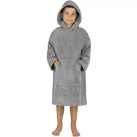 normani Badeponcho Kinder langarm Poncho 6-9 Jahre Pichilemu, Baumwolle, Kapuze, Schlupf, Kinderponcho mit trocknender Baumwoll-Innenseite