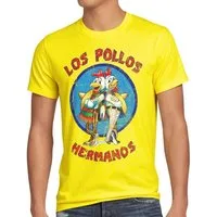style3 T-Shirt Los Pollos breaking hermanos heisenberg walter bad white chicken