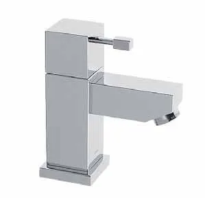 Kaja Aquadrat Standventil DN 15, Ausl. 90 mm flexibler Anschlusschlauch, chrom 20805-C