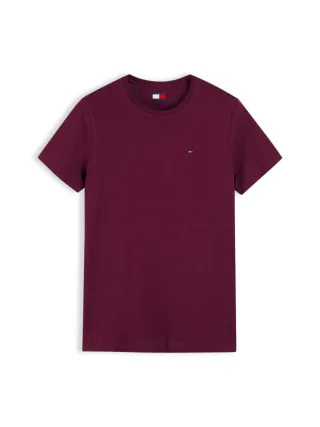 Tommy Jeans - Slim Fit T-Shirt violet - Gr. - L