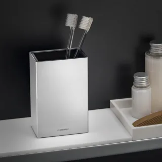 Cosmic Bath Life Stand-Zahnbürstenhalter 8x5x12 cm, chrom, 2290151 WJC229A0051001