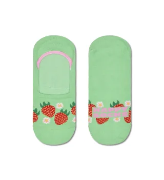 happy socks - Strawberry Invisible Sock Grün - Gr. - 38