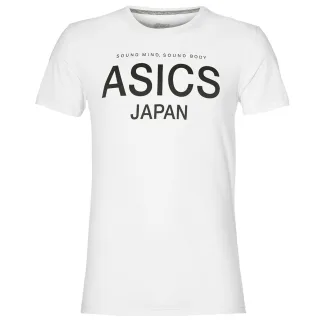 ASICS Logo Mens White T-Shirt