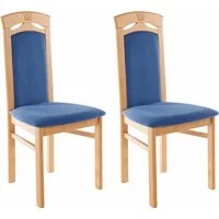 Home affaire Esszimmerstuhl Anthony (Set, 2 St), Holzstuhl mit dekorativen Fräsungen