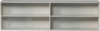 WOOOD Aufsatzschrank "Klink" mit durchsichtigen Schiebetüren, H 60 cm x B 200 cm
