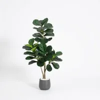 Kunstbaum Künstlicher Geigenblatt-Feigenbaum, Kunstpflanzen,künstlicher Baum, GarveeMore, Höhe 120 cm
