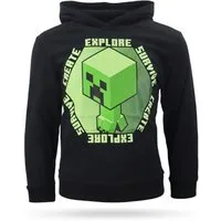 Minecraft Hoodie Minecraft Creeper Jungen Kinder Kapuzenpulli Pulli Hoodie Gr. 116 bis 152