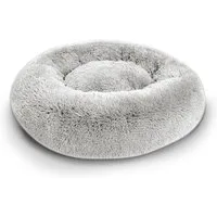 FAVRE Tierbett Sweet Donut Hundebett Katzenbett Shaggy Flauschig versch. Größen, Polyester, verschiedene Größen, verschiedene Farben, Flauschiges Hundebett