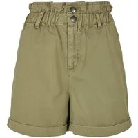 URBAN CLASSICS Stoffhose Urban Classics Damen Ladies Paperbag Shorts (1-tlg)