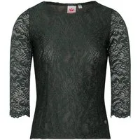 Spieth & Wensky Trachtenbluse Blusenshirt - ALHEIM - altrosa, dunkelgrün