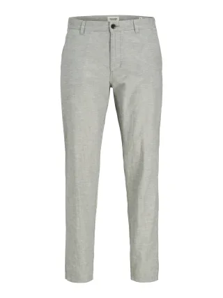 JACK&JONES - JPSTACE SUMMER LINEN BLEND CHINO PANT SN Agave Green - Gr. - 34