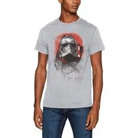 Star Wars Print-Shirt STAR WARS Captain Phasma Art T-Shirt hellgrau meliert Gr. S M L XL Erwachsene + Jugendliche