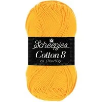 Scheepjes Cotton 8 Baum wolle zum häkeln und stricken Häkelwolle, 170,00 m (Baumwollgarn reine Baumwolle 50g Häkelgarn, Strickwolle, Strickgarn, Handstrickgarn zum Handarbeiten, DIY), Nadelstärke 3 mm