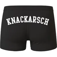 deinshirt Boxershorts Boxershorts Knackarsch mit Motiv bedruckt
