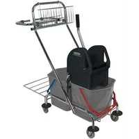 Sprintus Scheibenwischblätter Sprintus Reinigungswagen Eimer 2 x 17 l, Presse, Ablagekorb - 301...