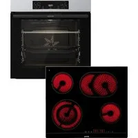 GORENJE Backofen-Set Pacific Backofen-Set Basic 2021, mit 1-fach-Teleskopauszug, Aqua Clean, Pizzafunktion mit 300 °C – perfekt für Pizza, Focaccia und mehr!