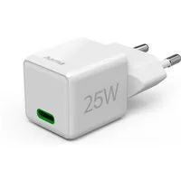 Hama Schnellladegerät (USB-C, PD/QC, extraklein 2,9 x 2,75 x 2,75 cm, 25 W) Schnelllade-Gerät (1-tlg)