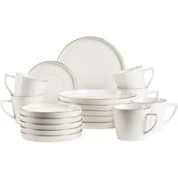 MÄSER Kaffeeservice SITA, Kaffeeservice, Porzellan (18-tlg), 6 Personen, Porzellan, Geschirr-Set, Service