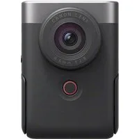 Canon PowerShot V10 Silber Vlogging-Kit Camcorder (4K Ultra HD, WLAN (Wi-Fi), Bluetooth)