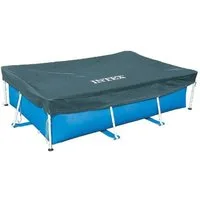 Intex Pool-Abdeckplane Poolabdeckplane 300 x 200 cm für Rectangular Frame Pool, Schützt vor Schmutz und reduziert Wasserverdunstung
