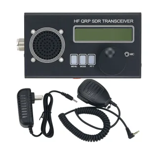 (Single microphone) 10W Portable uSDX 8 Band SDR All Mode Transceiver USB, LSB, CW, AM, FM HF SSB QRP Transceiver QCX-SS