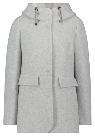 AMBER & JUNE - Winterjacke hellgrau - Gr. - 44