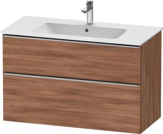 Duravit D-Neo Waschtischunterbau wandhängend Nussbaum Matt 1010x462x625 mm - DE4363070790000 DE4363070790000