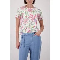 Monari T-Shirt 410666 Blumen