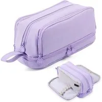 Agger Federmäppchen Große Kapazität, Mäppchen Federtaschen Etui Stifte 4 Fächer