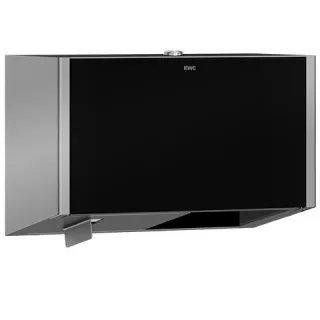 KWC Aquarotter WC-Doppelrollenhalter, EXOS, Edst., 280x193x147 mm, AP, Front ESG schwarz, 2030034645 2030034645
