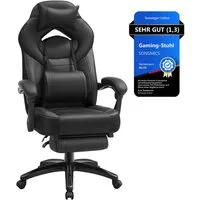 SONGMICS Bürostuhl, Gaming-Stuhl, Computerstuhl, ergonomisches Design, mit Fußstütze