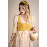 MarJo Dirndl Samt Dirndl 2tlg. - WOLFERSDORF - safrangelb