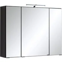 welltime Spiegelschrank Texas Breite 80 cm, mit LED-Aufbauleuchte