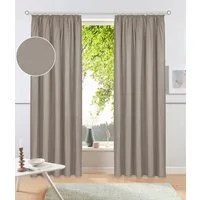 OTTO home Vorhang Parry (2 St), Kräuselband, blickdicht, Polyester, 2-er Set, blickdicht, monochrom, basic, einfarbig, Bestseller