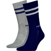 Levi's® Socken LEVIS REGULAR CUT SPORT STRIPE 2P (2-Paar, 2er Pack) mit auffälligen Streifen