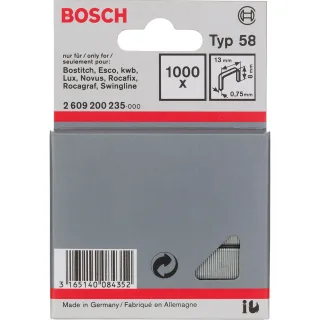 Bosch Feindrahtklammer Typ 63, 13mm breit - 2609200235
